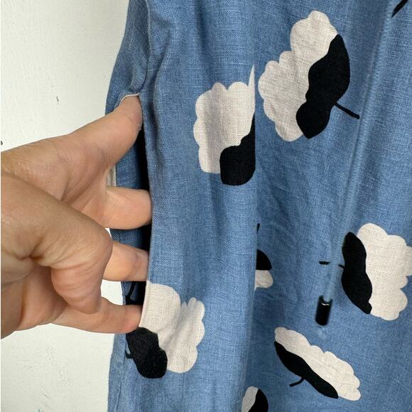 Boden Preppy Classic Cottagecore Hipster Twee Coquette Peasant Mini Dress 6R - Picture 11 of 12